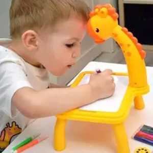 میز نقاشی پروژکتور دار کودک طرح زرافه TETRIS PROJECTION PAINTING TABLE-اسباب بازی